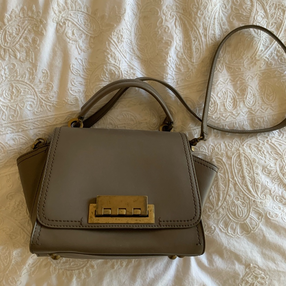 Zac posen Eartha leather bag in taupe